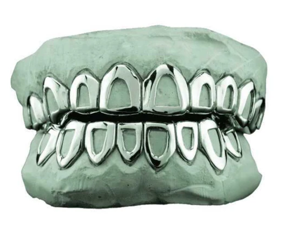 6 PIECE OPEN FACE 925 SILVER GRILL