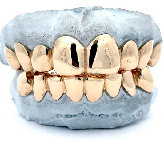 16 PIECE GOLD GRILLZ