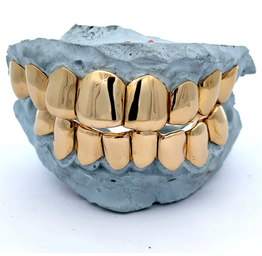 6 PIECE GOLD GRILLZ